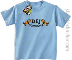 DEJ BOMBONA - Koszulka dziecięca błękit 