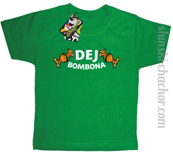 DEJ BOMBONA - Koszulka dziecięca zielona 