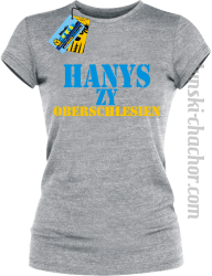 Hanys zy Oberschlesien tshirt damski - melanżowy