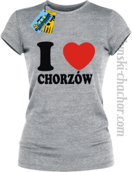I love Chorzów - koszulka damska - melanżowy