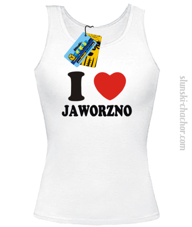 I love Jaworzno - top damski z nadrukiem Nr SLCH00054DT