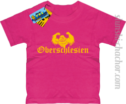Oberschlesien koszulka dziecięca z nadrukiem-pink