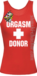Orgasm Donor - Top damski red