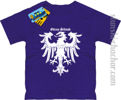 Górny ślunsk koszulki dziecięce z nadrukiem-purple
