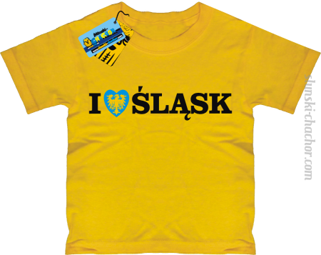 I love śląsk - koszulka dziecięca z nadrukiem Nr SLCH00023DZK