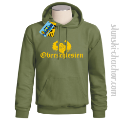 Oberschlesien bluza męska z nadrukiem-khaki