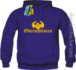 Oberschlesien bluza męska z nadrukiem-purple
