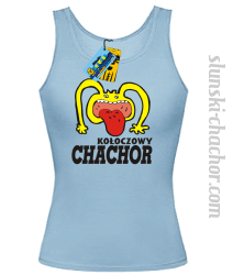 Kołoczowy Chachor - top damski - błękitny