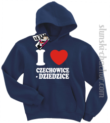 I love Czechowice - Dziedzice bluza dziecięca z nadrukiem - navy blue