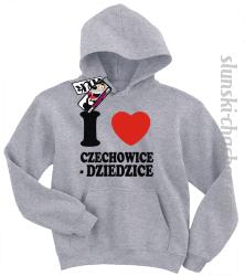 I love Czechowice - Dziedzice bluza dziecięca z nadrukiem - ash