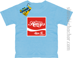 Enjoy hanys dziecięca koszulka z nadrukiem-sky blue