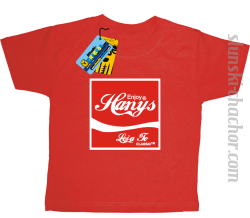 Enjoy hanys dziecięca koszulka z nadrukiem-red