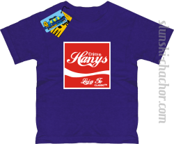 Enjoy hanys dziecięca koszulka z nadrukiem-purple