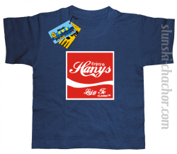 Enjoy hanys dziecięca koszulka z nadrukiem-navy blue