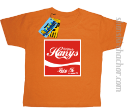 Enjoy hanys dziecięca koszulka z nadrukiem-orange