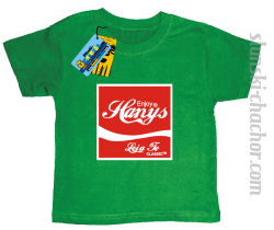 Enjoy hanys dziecięca koszulka z nadrukiem-green