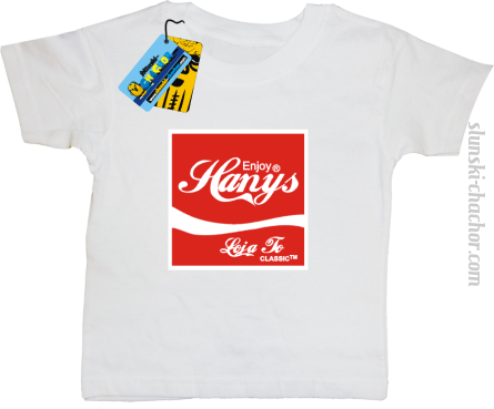 Enjoy hanys dziecięca koszulka z nadrukiem-white