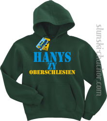 Hanys zy Oberschlesien dziecięca bluza z nadrukiem - btelkowy