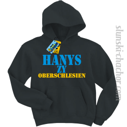 Hanys zy Oberschlesien dziecięca bluza z nadrukiem - czarny