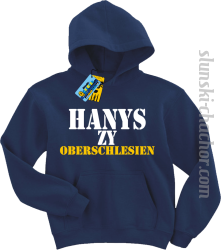Hanys zy Oberschlesien dziecięca bluza z nadrukiem - granatowy