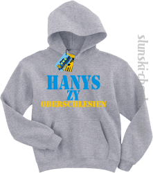 Hanys zy Oberschlesien dziecięca bluza z nadrukiem - melanżowy