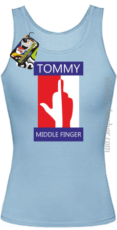 Tommy Middle Finger - Top damski
