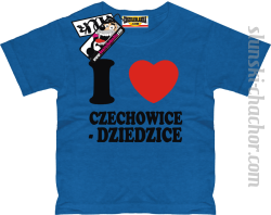 I love Czechowice - Dziedzice koszulka dziecięca z nadrukiem - blue
