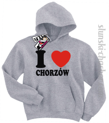 I love Chorzów bluza dziecięca z nadrukiem - ash
