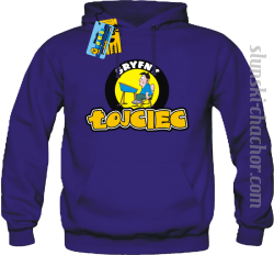 Gryfny łojciec bluza męska z nadrukiem - purple