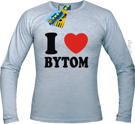 I love Bytom - longsleeve z nadrukiem 