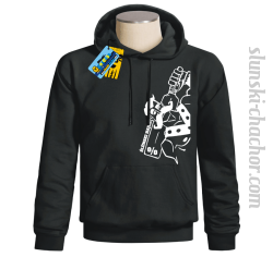 Ślunski hajer % bluza z nadrukiem - black