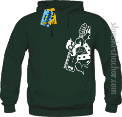 Ślunski hajer % bluza z nadrukiem - green