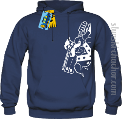 Ślunski hajer % bluza z nadrukiem - navy blue