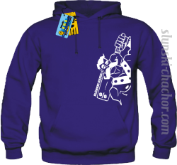 Ślunski hajer % bluza z nadrukiem - purple