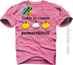 Lubia se czasem pomaszkiecić - koszulka męska - różowy