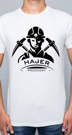 Hajer Przodowy VECTOR style - koszulka męska z nadrukiem