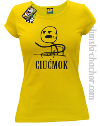 Ciućmok - Koszulka damska żółta 