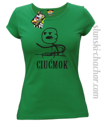 Ciućmok - Koszulka damska zielona 