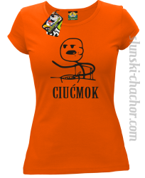 Ciućmok - Koszulka damska pomarańcz 