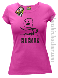 Ciućmok - Koszulka damska fuchsia 
