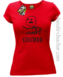 Ciućmok - Koszulka damska czerwona 