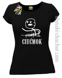 Ciućmok - Koszulka damska czarna 