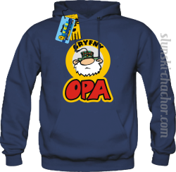 Gryfny opa bluza męska z nadrukiem - navy blue