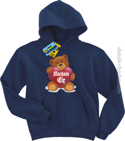 Kochom Cię - bluza dziecięca z nadrukiem Nr SLCH00037DZB
