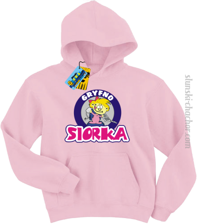 Gryfno siorka - bluza dziecięca z nadrukiem Nr SLCH00027DZB