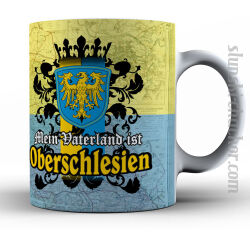 Mein Vaterland ist Oberschlesien Full Print - kubek z motywem śląskim