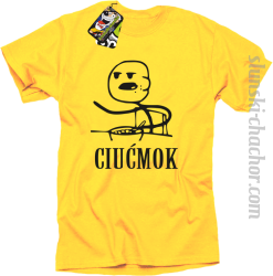 Ciućmok - Koszulka męska żółta 