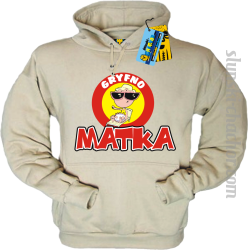 Gryfno matka bluza damska z nadrukiem - beige