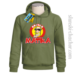 Gryfno matka bluza damska z nadrukiem - khaki