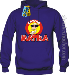 Gryfno matka bluza damska z nadrukiem - purple